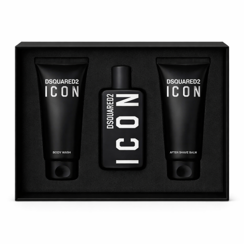 7e7d3085-b42d-451a-81f6-49709bb64f1a DSQUARED2 Icon Pour Homme Gift Set (Eau de Parfum 100ml + Shower Gel 100ml + Aftershave Balm 100ml)